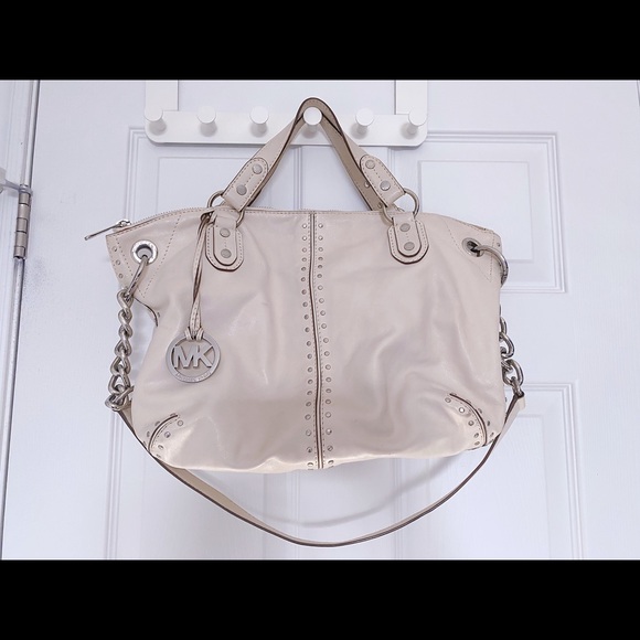 Michael Kors Handbags - White purse, Michael Kors